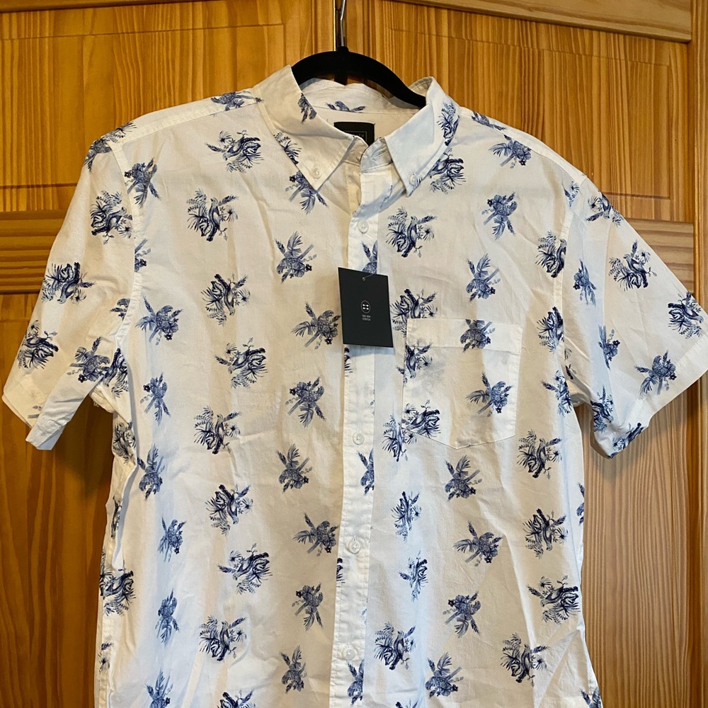 Men’s L 14th & Union short sleeve button down